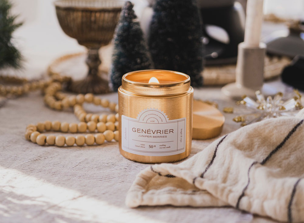 Juniper berries candle from Flambette